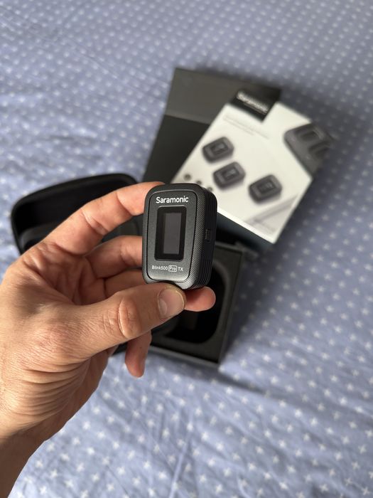 Saramonic Blink 500 Pro B2 + uchwyt reporterski + adapter do smartfona