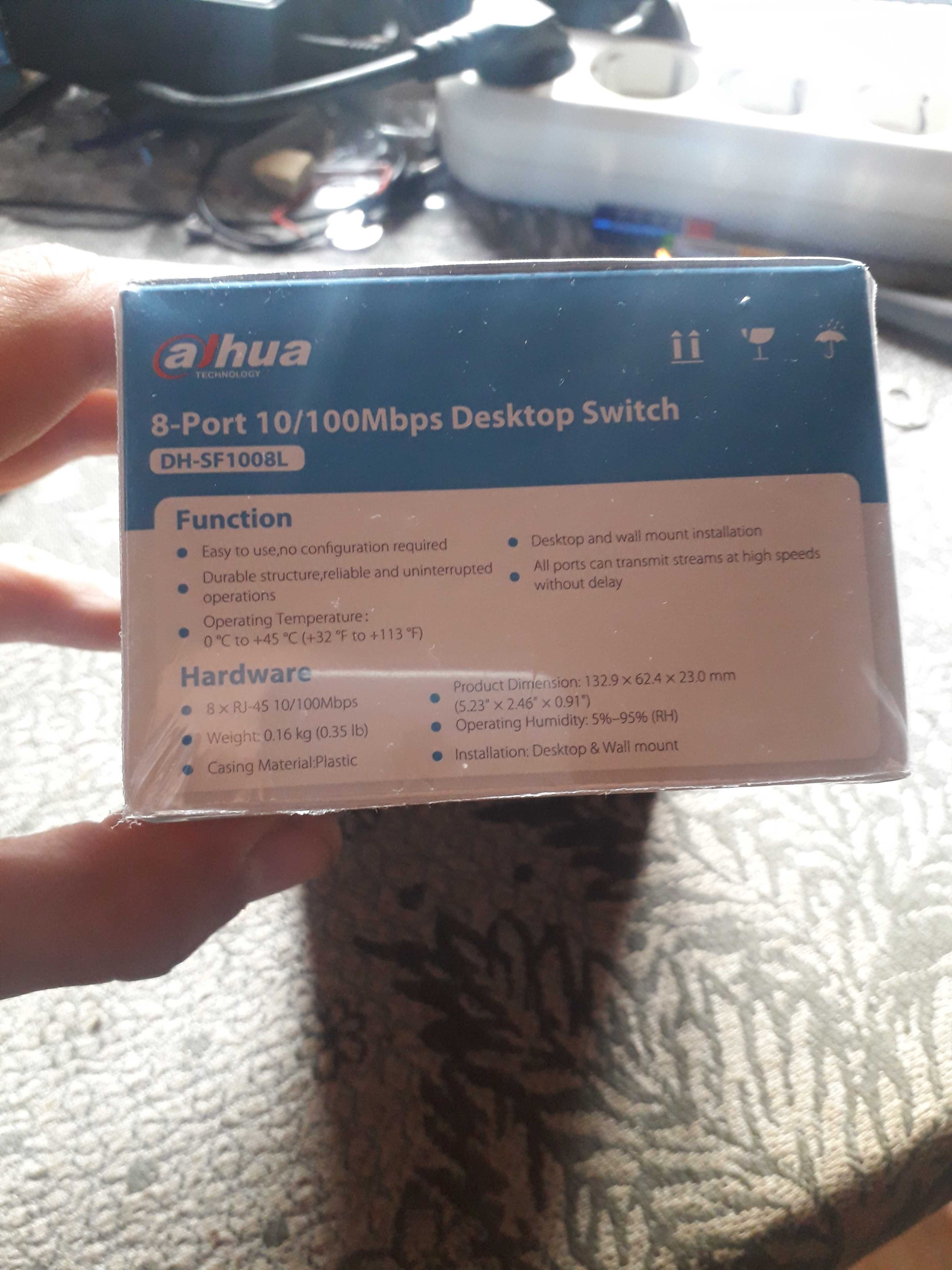 Комутатор Dahua 8 портів