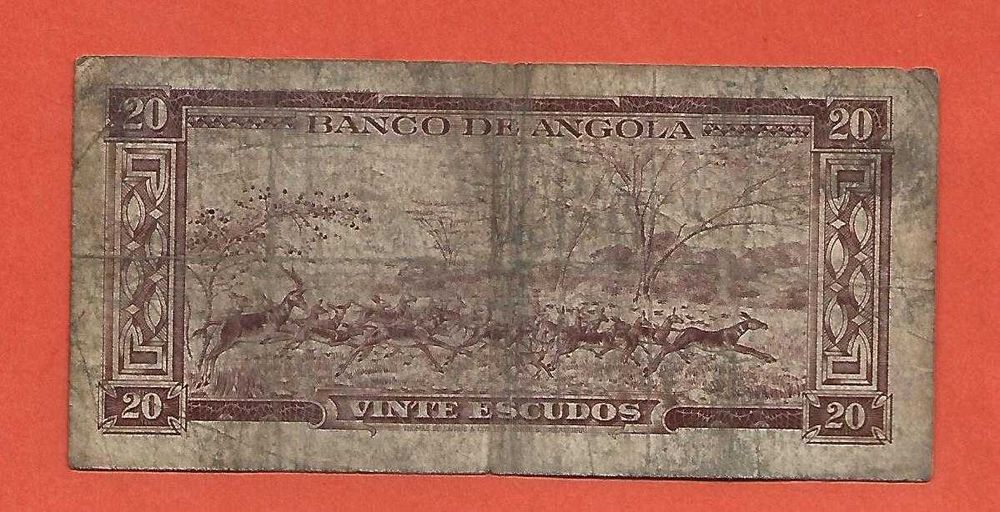Angola Nota 20$00 1956