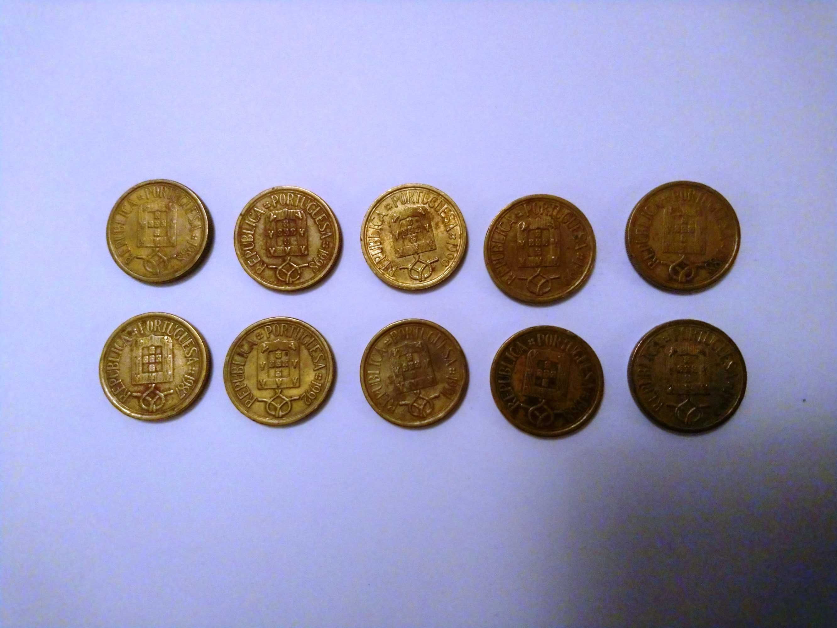 10 Moedas antigas de 10$00, Republica Portuguesa (1987 a 1999)