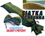 Siatka ochronna na silos pryzmę wymiar 15x8