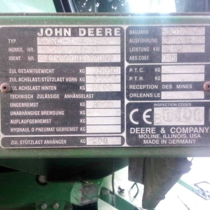 Оренда комбайна John Deere 9780i CTS HillMaster .Жатка: 7,6 м
