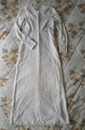 Suknia Zara S blogerska instagram sukienka długa maxi boho cottagecore