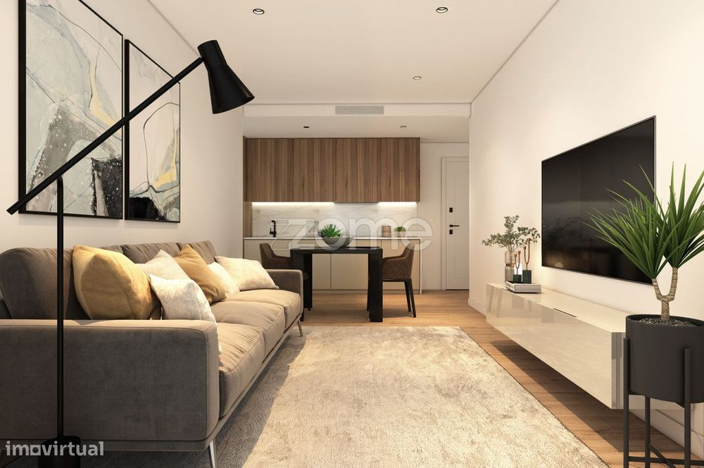 Apartamento T1, 53m2, F/R AA, Vila F. S. Martinho, Barcelos