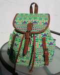Mochila em Tecido "Tribal" (NOVA)