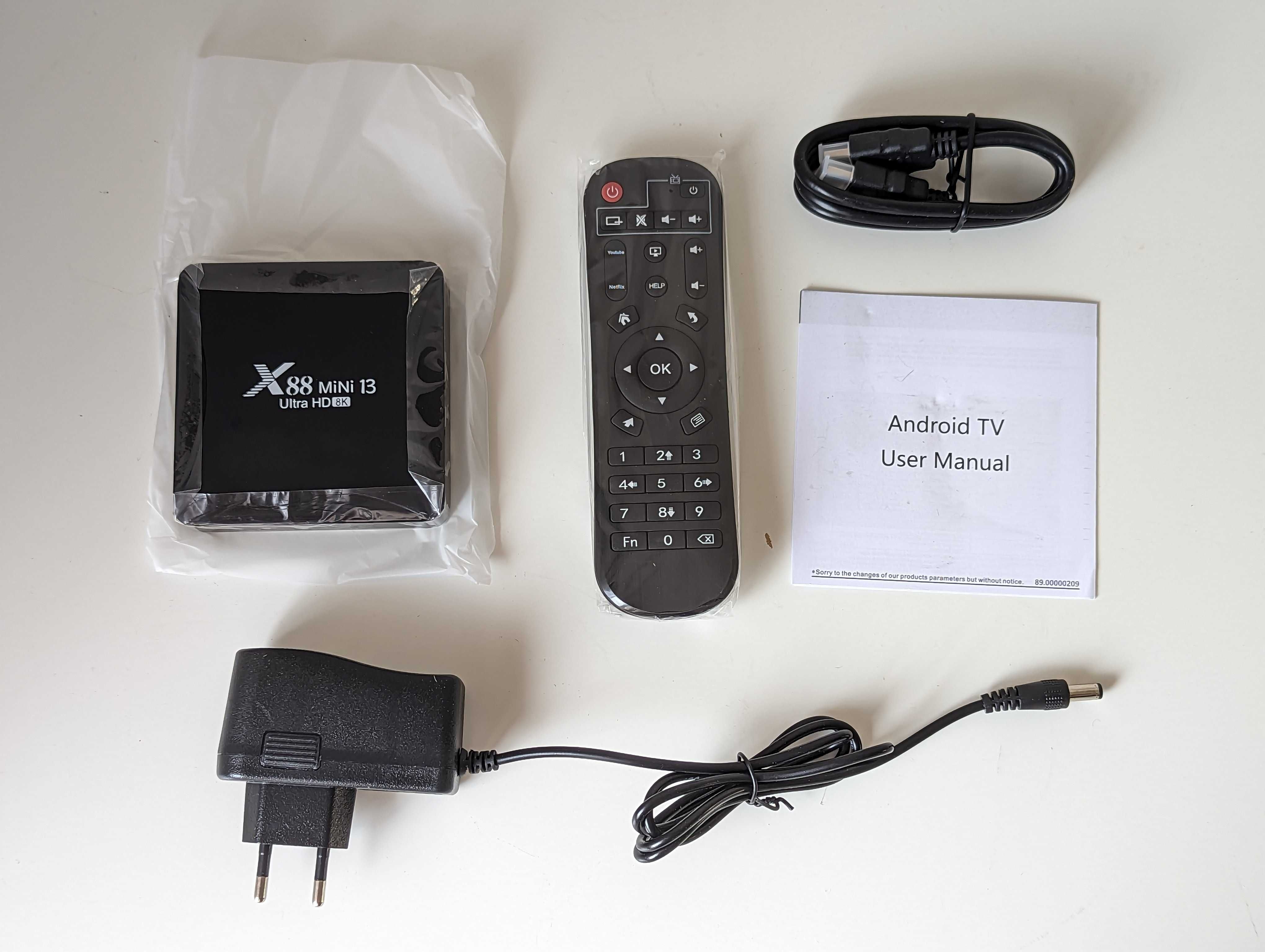 TV Box Android 13 | 8K | WiFi 6 | 2+16G (4+32G) | X88 Mini 13