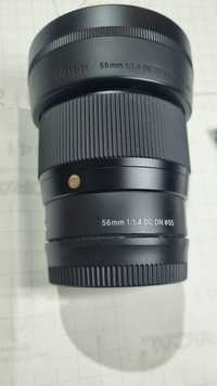 Sigma 56mm f1.4 для байонета Sony, Обмнен