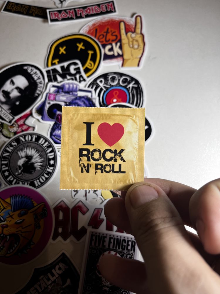 Стікери наліпки, стикеры наклейки Рок, Rock