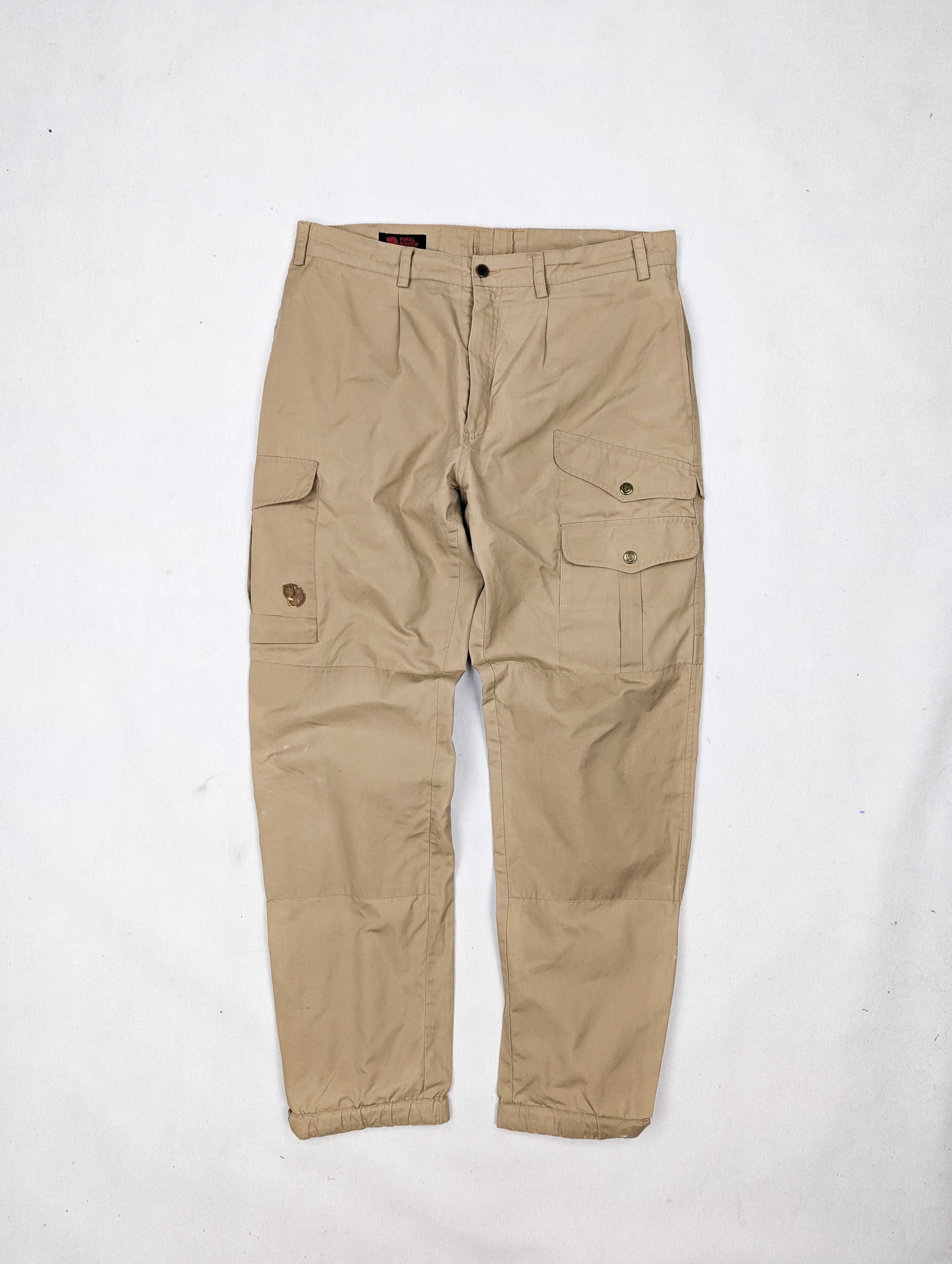 Fjallraven beżowe spodnie 52 L