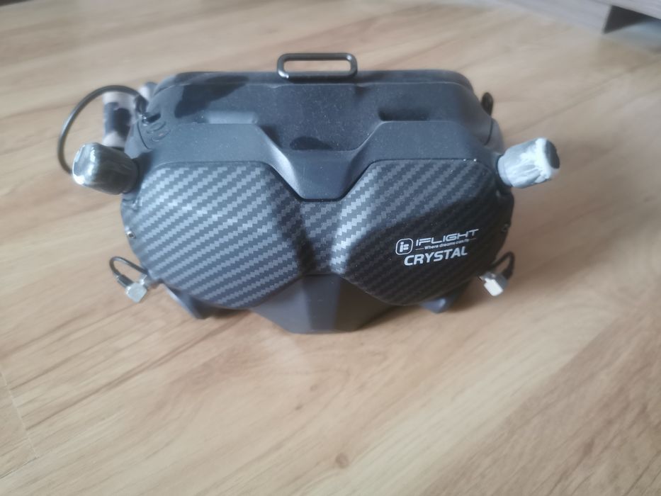 DJI FPV Goggles V2 z antenami iFlight Crystal