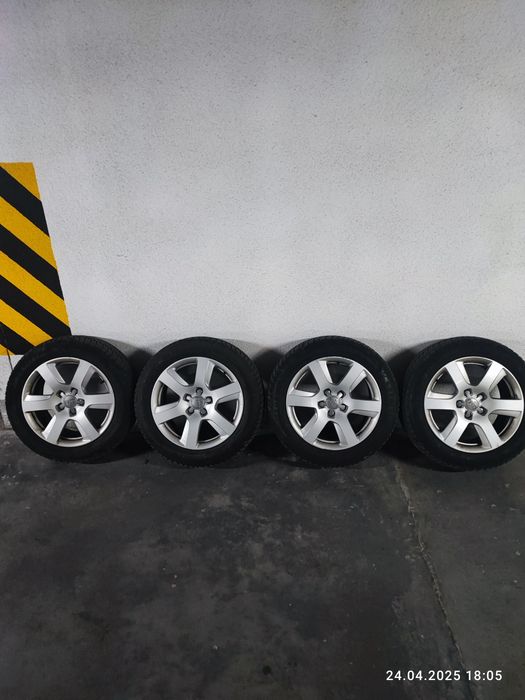 Opony zimowe 225/55/R17 z felgami do Audi A6 C7 4G