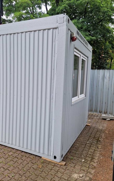 Kontener Biurowy - Socjalny - Na Dom z dachem spawanym-wym.6x2,44m.