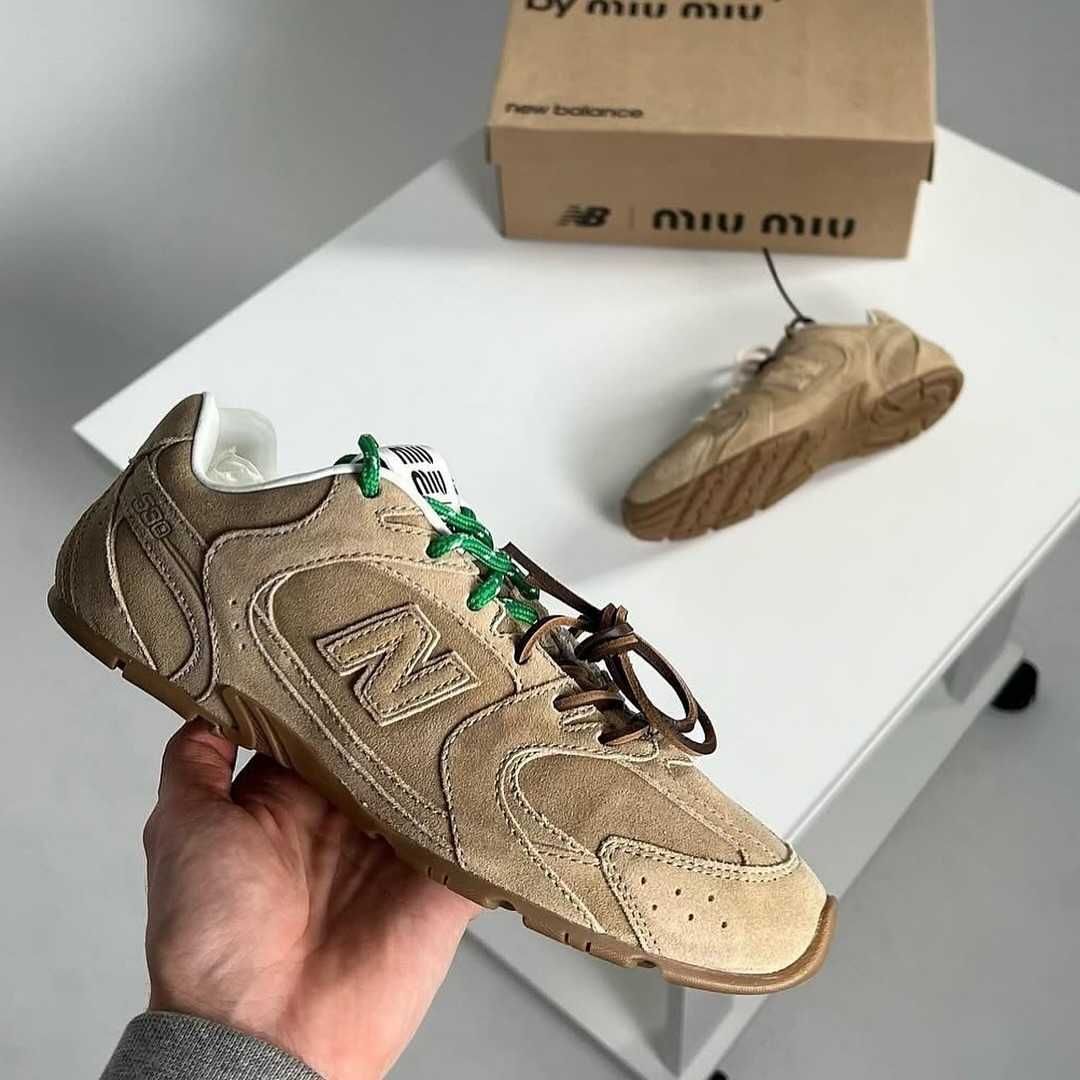 Buty New Balance530SL Miu Miu Ecru Moda Obuwie sportowe rozmiar.38