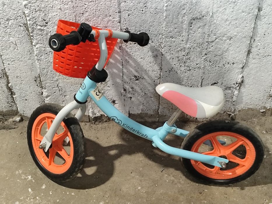 Rower biegowy Kinder Kraft+ kask+koszyk