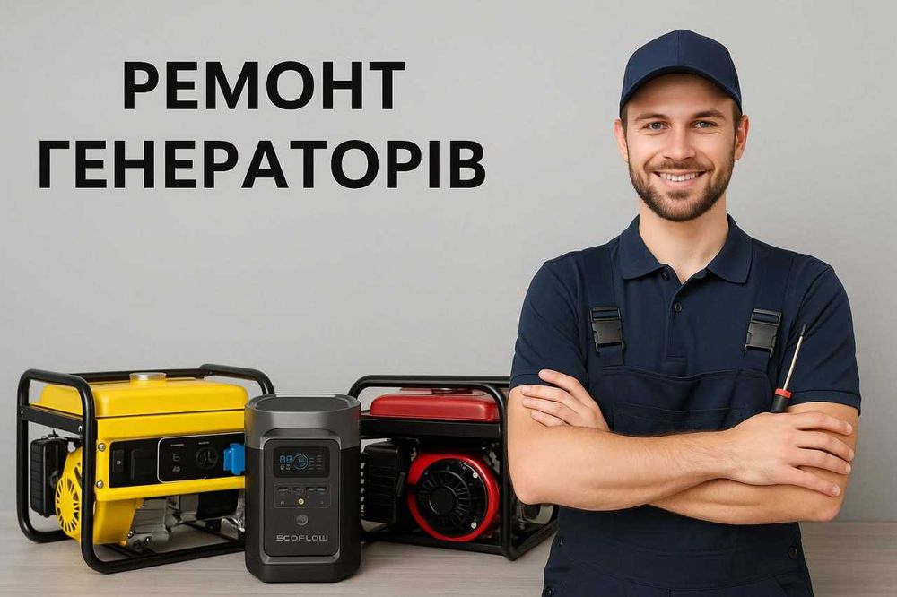 Ремонт та обслуговування  генераторів ,EcoFlow