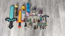 Zestaw MINECRAFT figurki i zabawki 45 sztuk !!! ORYGINALNE
