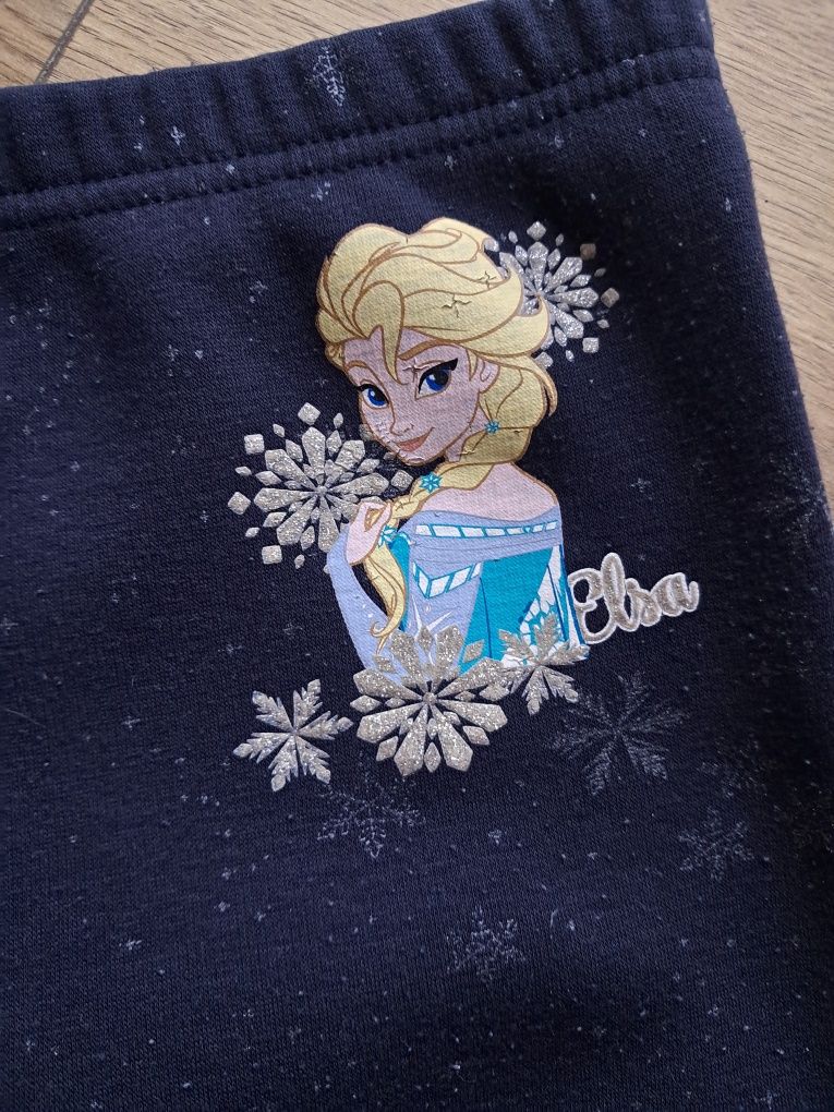Spodnie dersowe r 122 cm Elza Disney Kraina lodu 5-7 lat Frozen Elsa