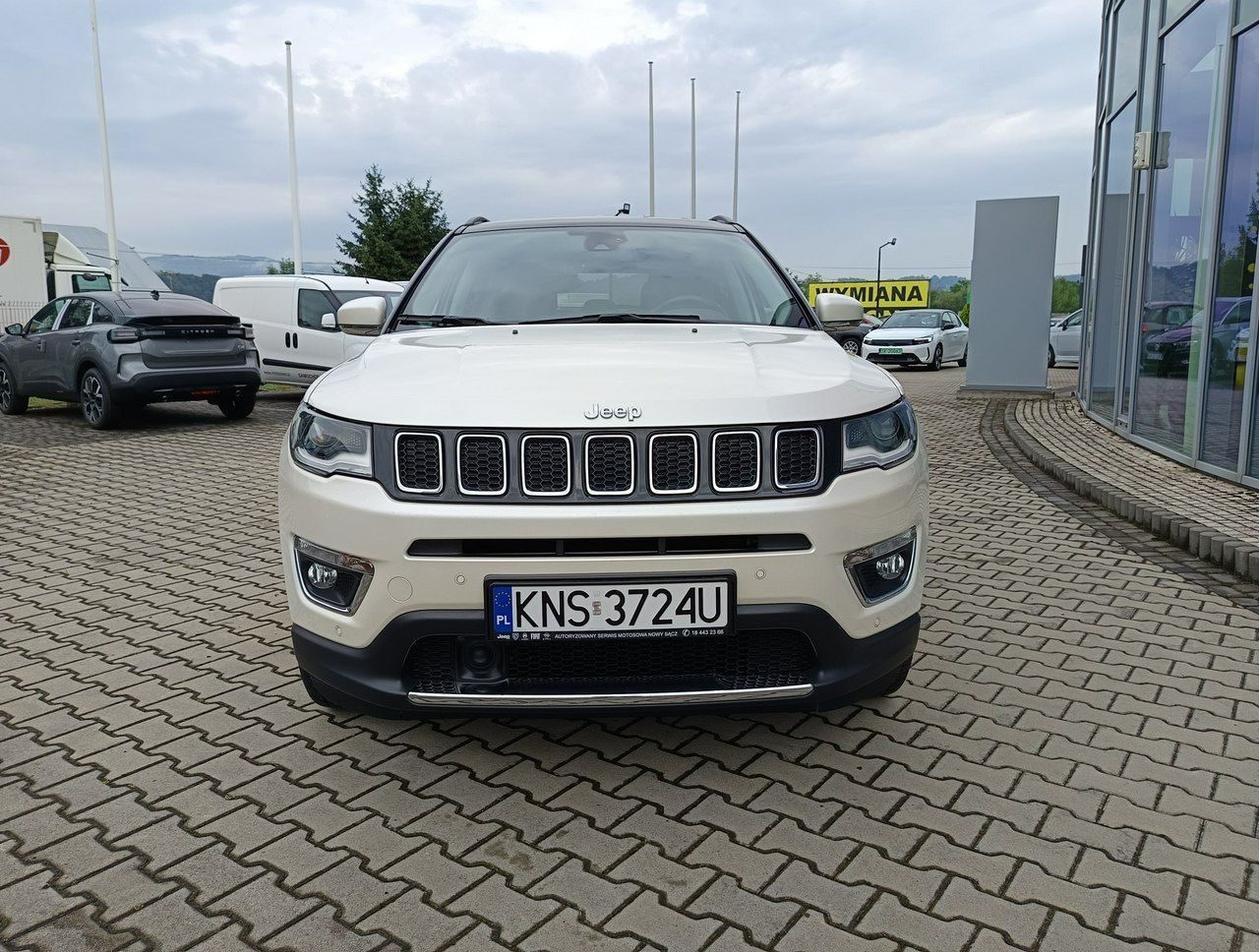 Jeep Compass Limited 1.4 170KM AT 4x4 , NAVI, niski przebieg, wyposażenie