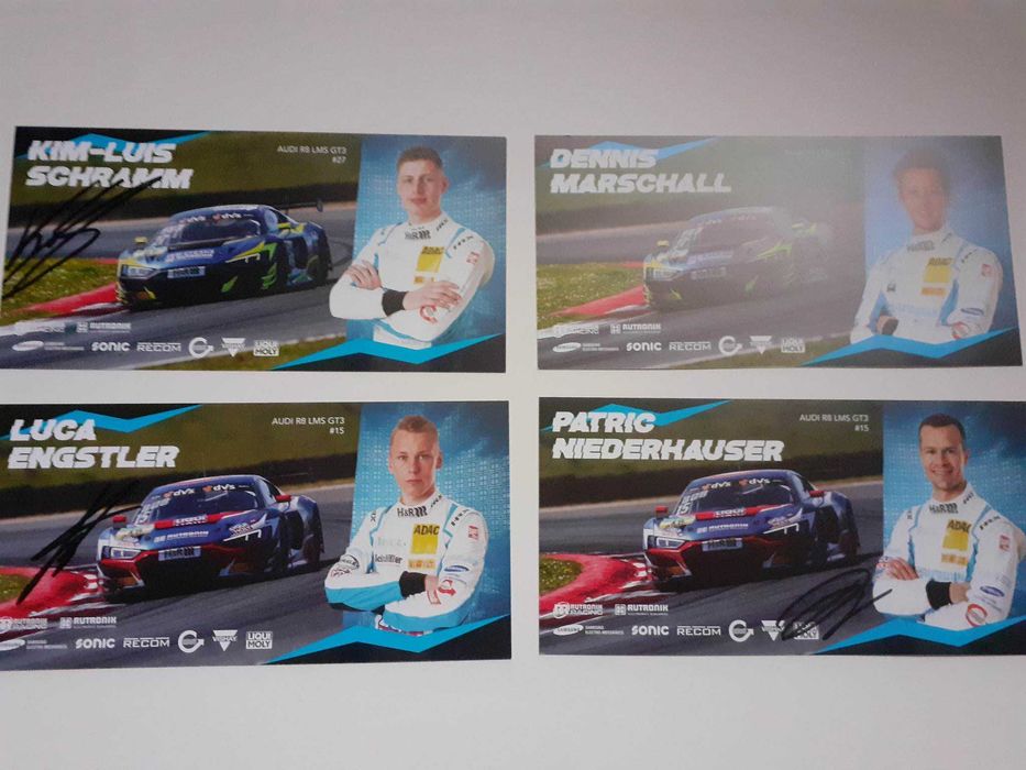 Audi Rutronik Team-autografy