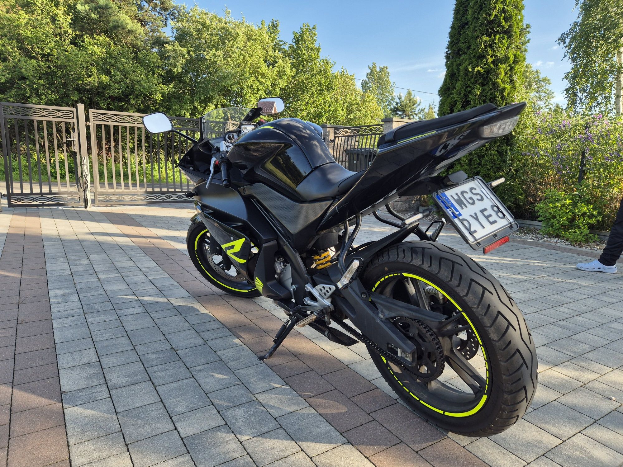 Yamaha r125 obniżone zawieszenie