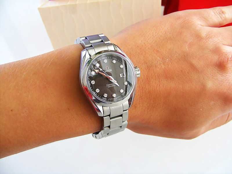 Omega Seamaster Aqua Terra Teak Diamond salon KRUK (zegarek damski)