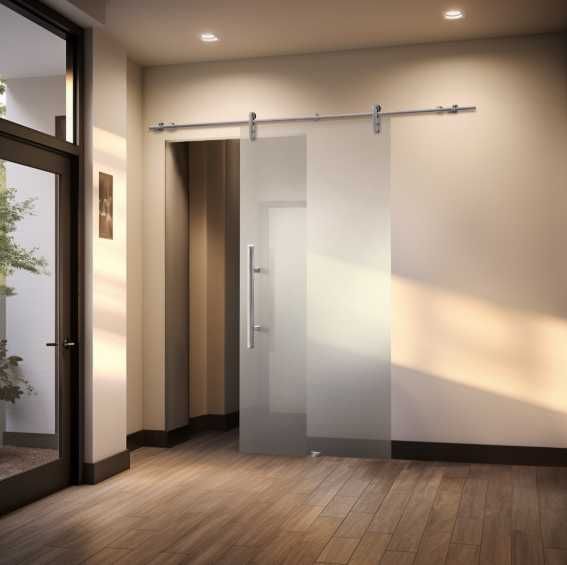 Drzwi szklane na wymiar, drzwi loft, przesuwne