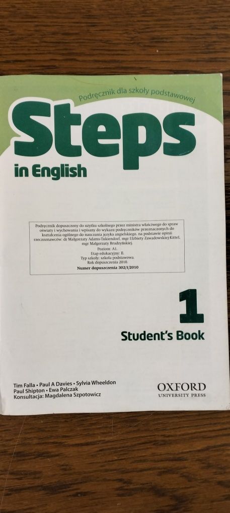 Steps in English 1 podręcznik