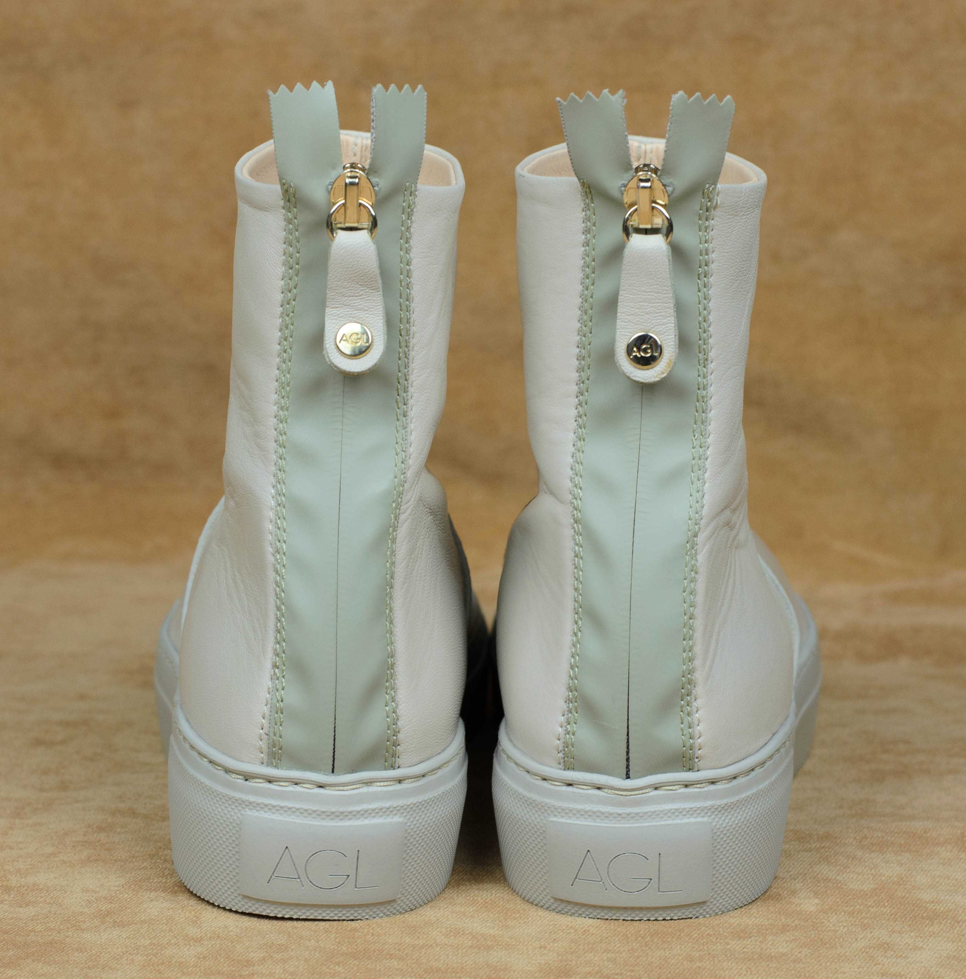 Кожаные итальянские ботинки кроссовки AGL Meghan Boots D925503 разм 39