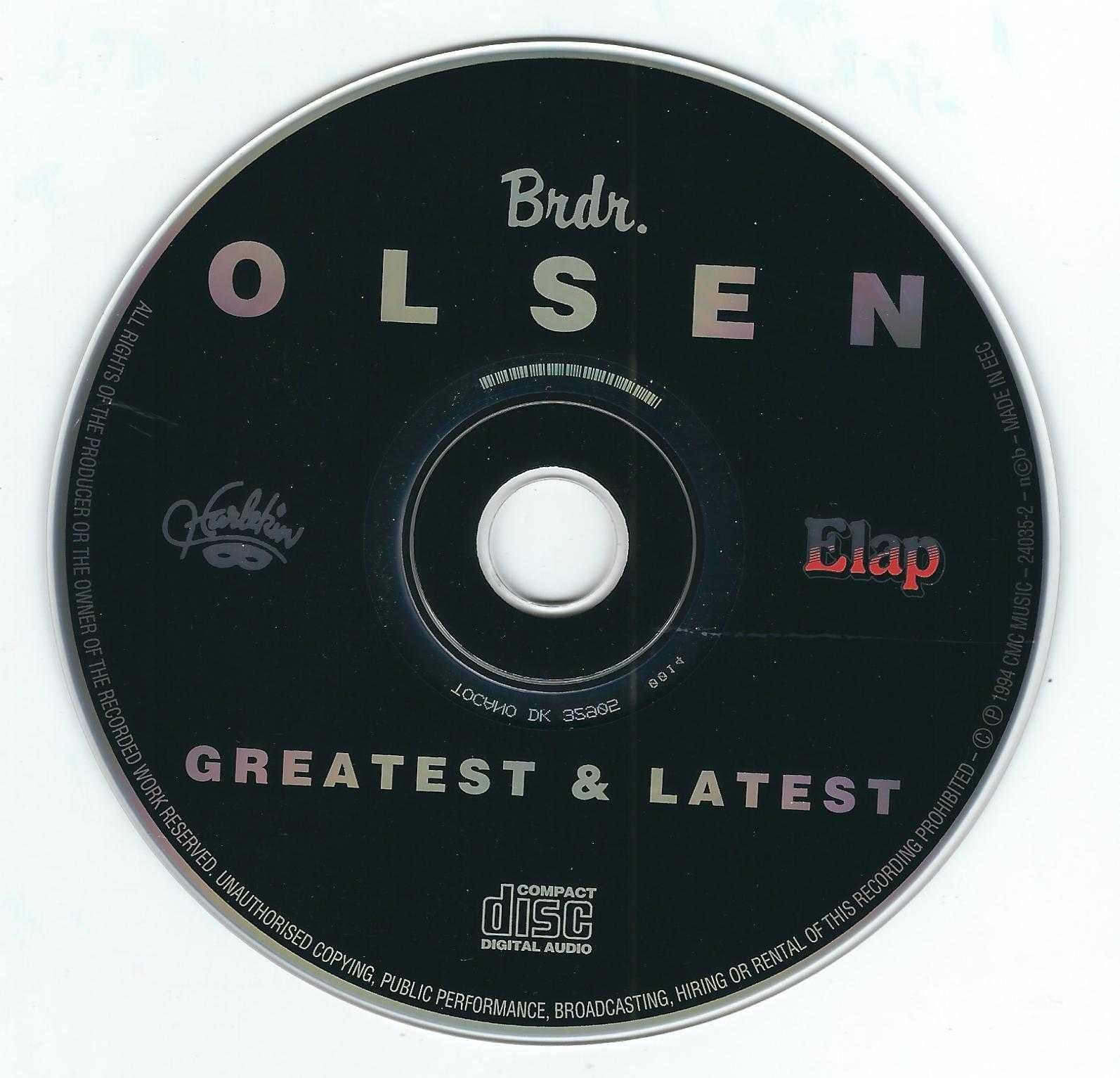 CD Olsen Brothers - Greatest And Latest (1994) (Harlekin)