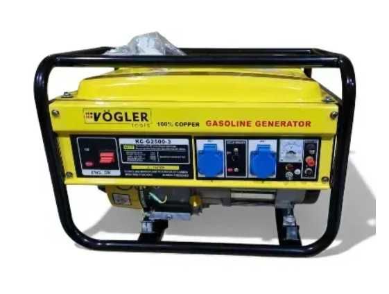 Бензиновий генератор 3 кВт Vogler з мідною обмоткою та системою AVR