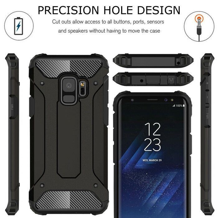 Z498 Capa Dura Hybrid Tough Shockproof Samsung Galaxy S9