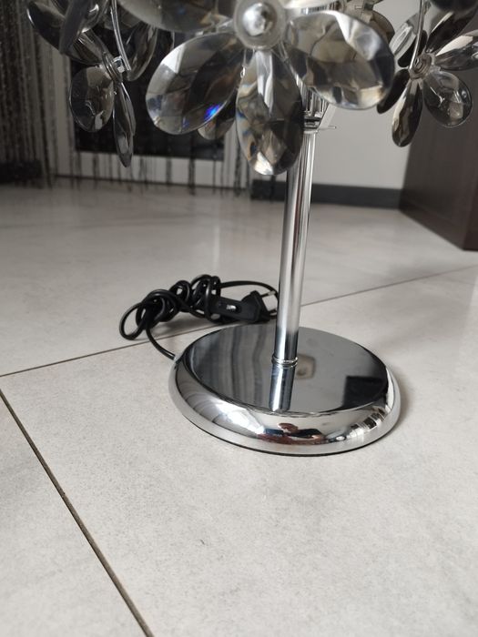 Globo lampka nocna stołowa flower Juliana 5132-1T do salonu clear