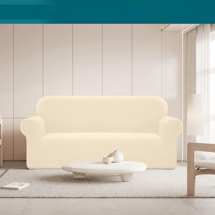Elastyczny Pokrowiec na Sofę Antypoślizgowy sofa dwuosobowa 185-235cm