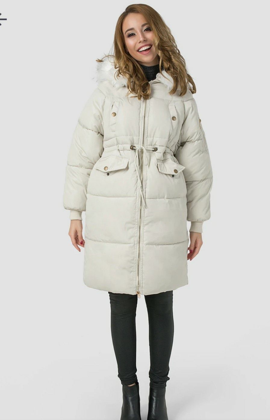 Пальто парка куртка зимова розмір Reserved S - М