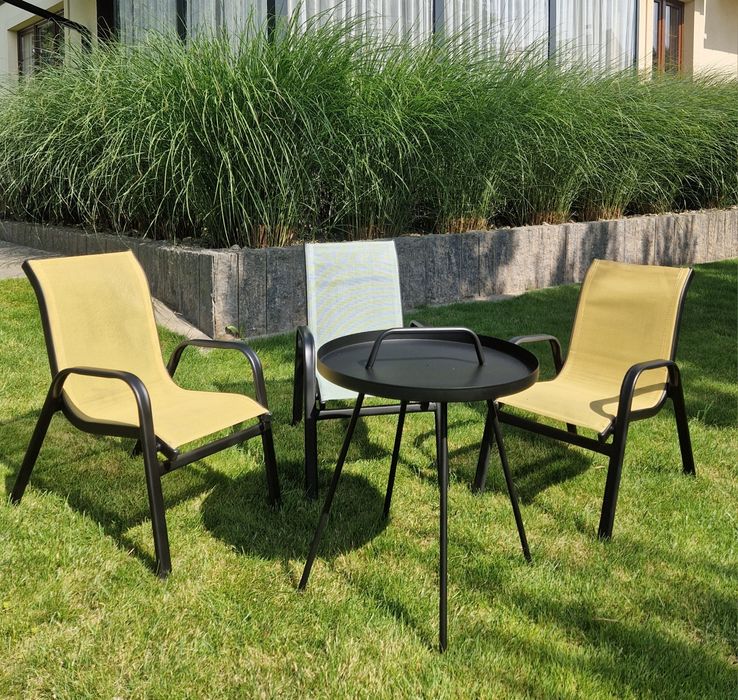 Jysk super zestaw ogrodowy dla dzieci stolik + 3x krzesełko stan +bdb