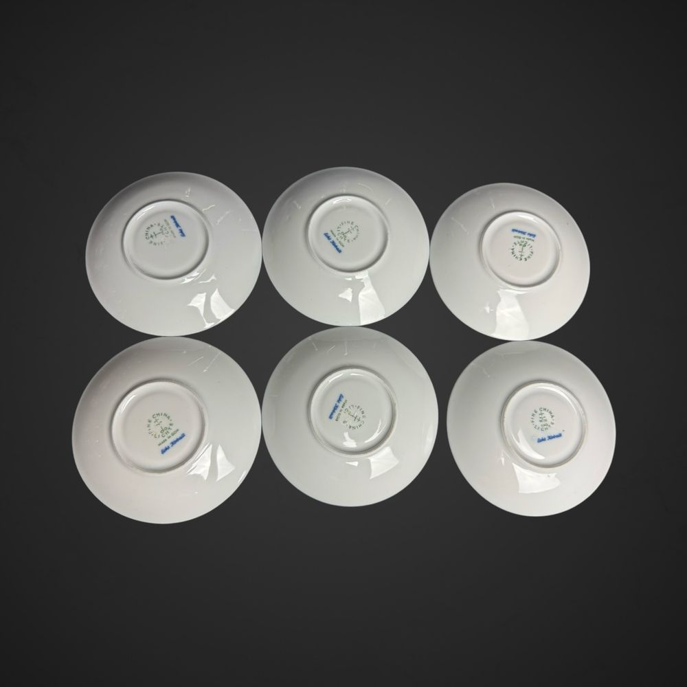Serwis do mokki gwiezdny pył echt Kobalt Lichte fine china B4/112301