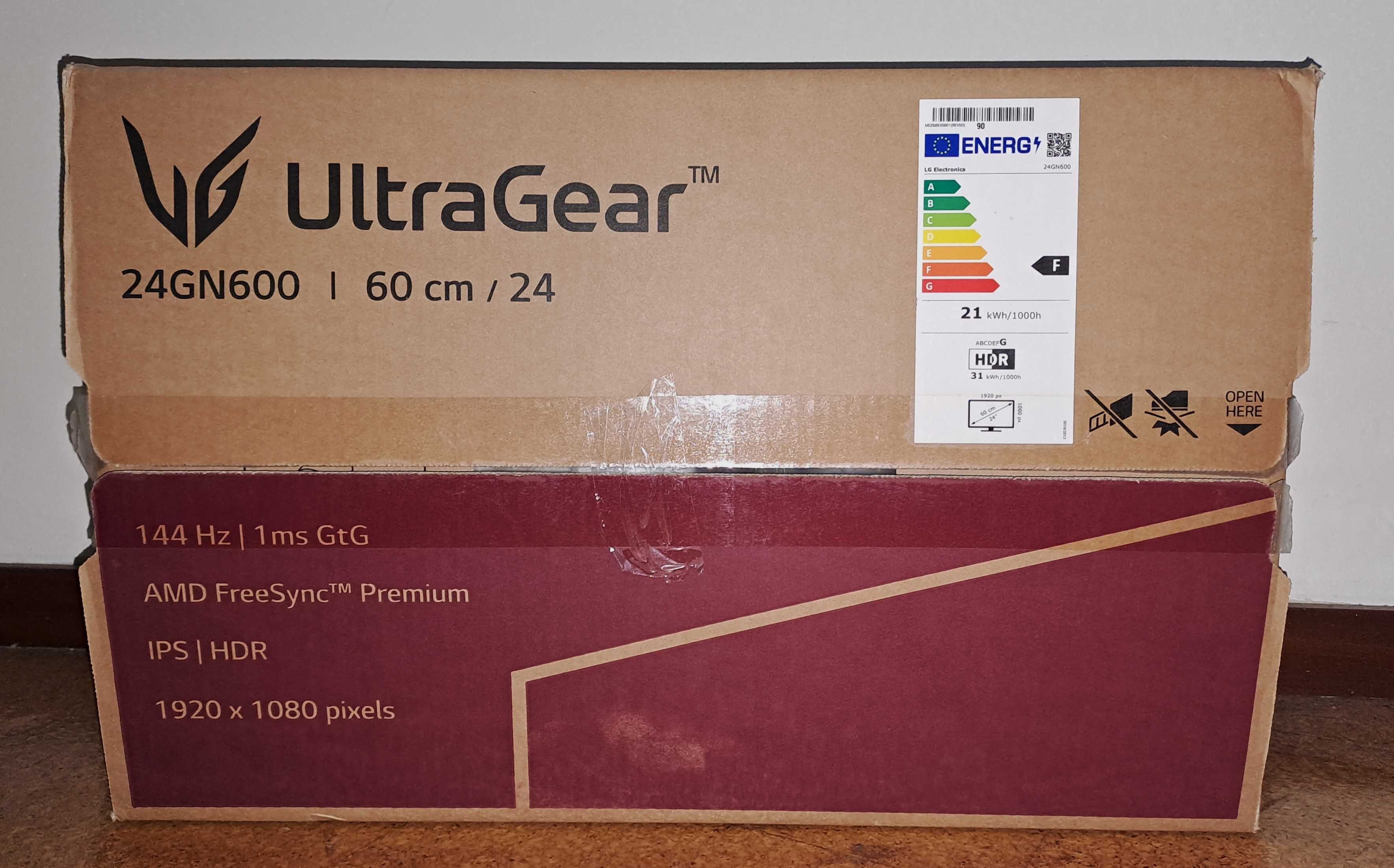 Monitor-AVARIADO-LG 24GN600-B