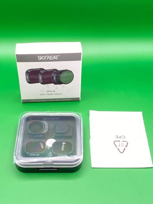 Zestaw filtrów ND8/16/CPL - DJI Mini 3/ 3Pro magnetyczne, NOWE sprawdź