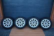 KOŁA FELGI ALUMINIOWE OPONY WIELOSEZONOWE OPEL VECTRA ASTRA ZAFIRA 16&quot; 5x110 ET37 205/55/16