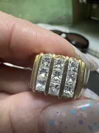 Перстень с бриллиантами 1.2 карат