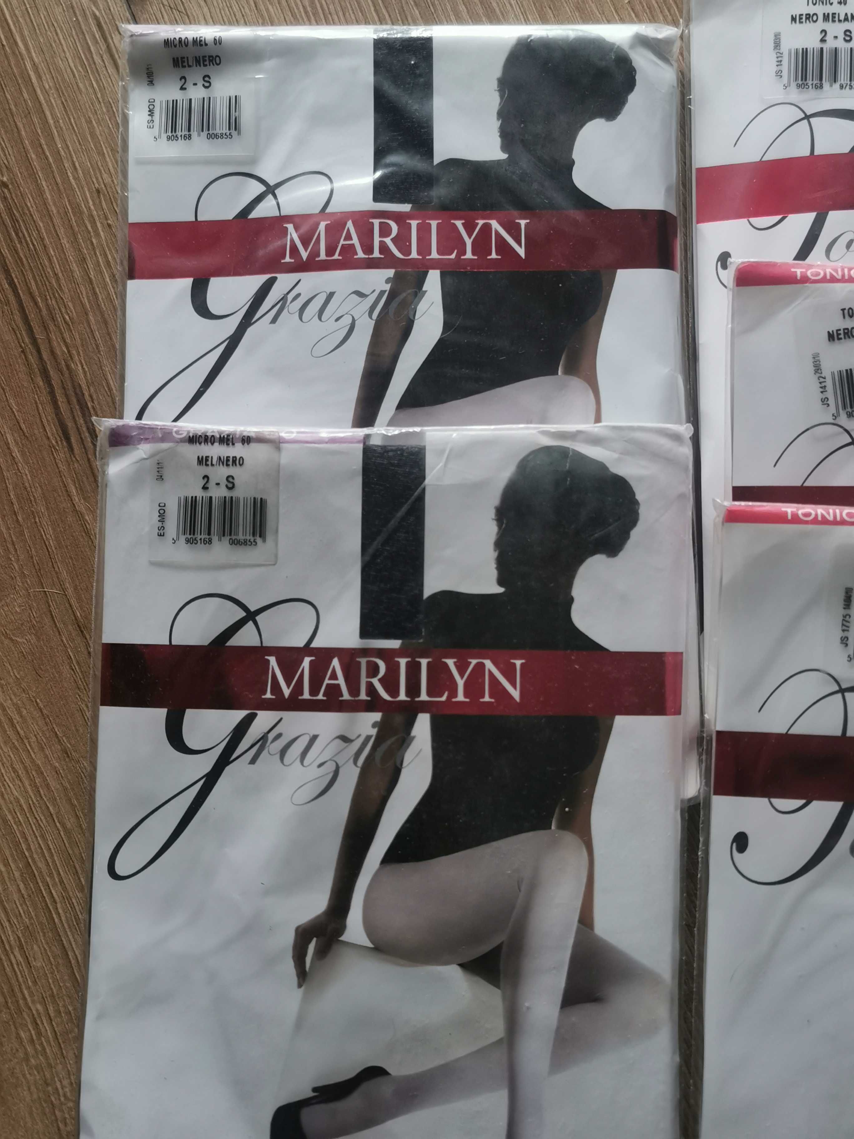 Rajstopy damskie Marilyn Tonic 40Den, nero, rozmiar 2, zestaw 5 sztuk