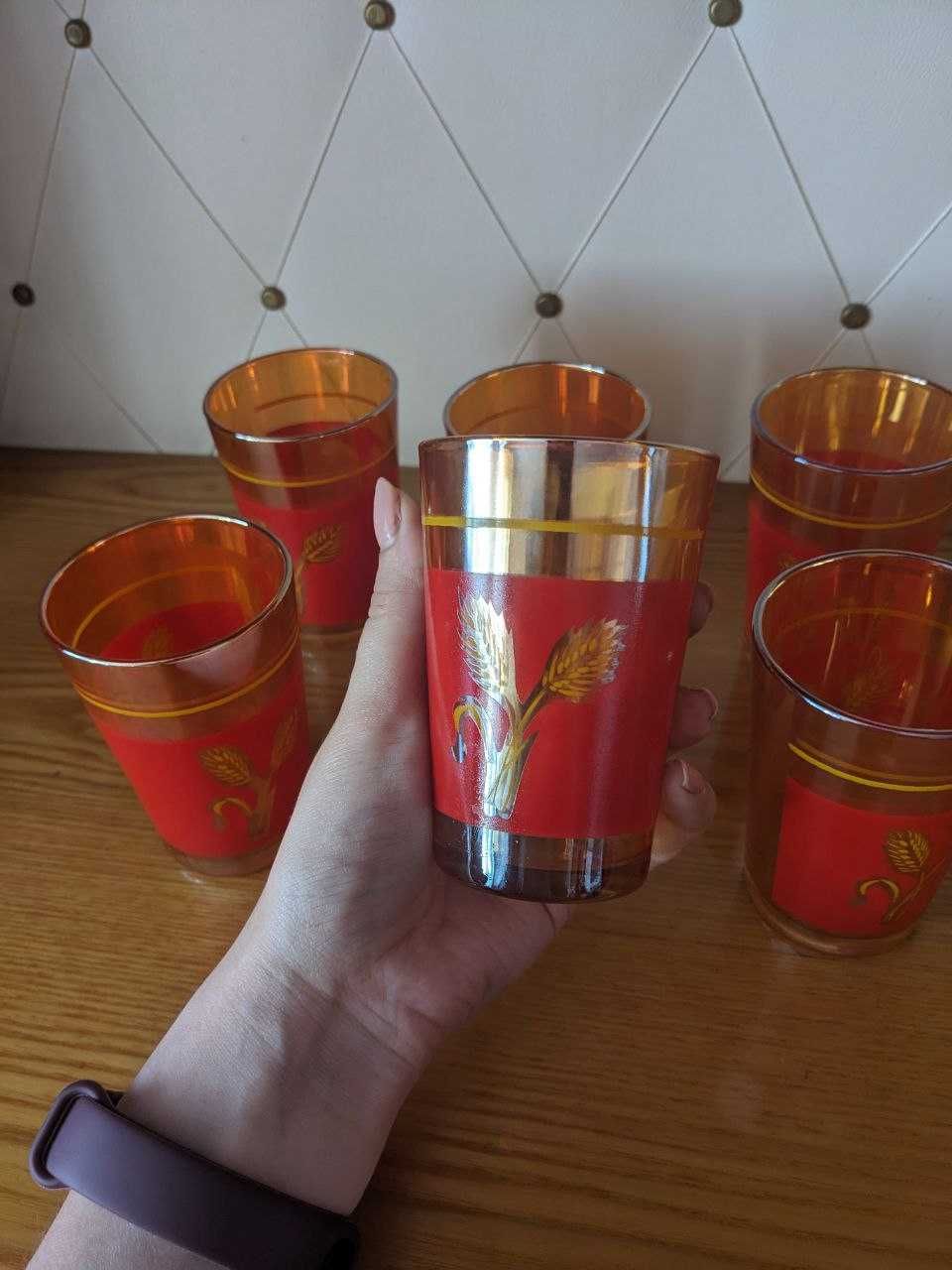 Набір склянок (6 штук) для напоїв