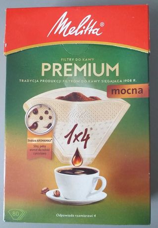 Filtry do kawy Melitta Premium 1x4 80szt