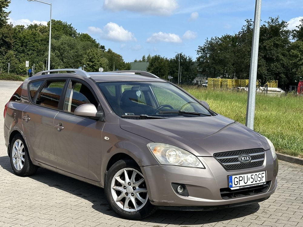 ‘08 Kia Ceed 2.0CRDI 140KM | 6-bieg | Salon PL | Klima | 1 Wł | Hak