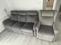 Sofa+ fotel z funkacją relaks