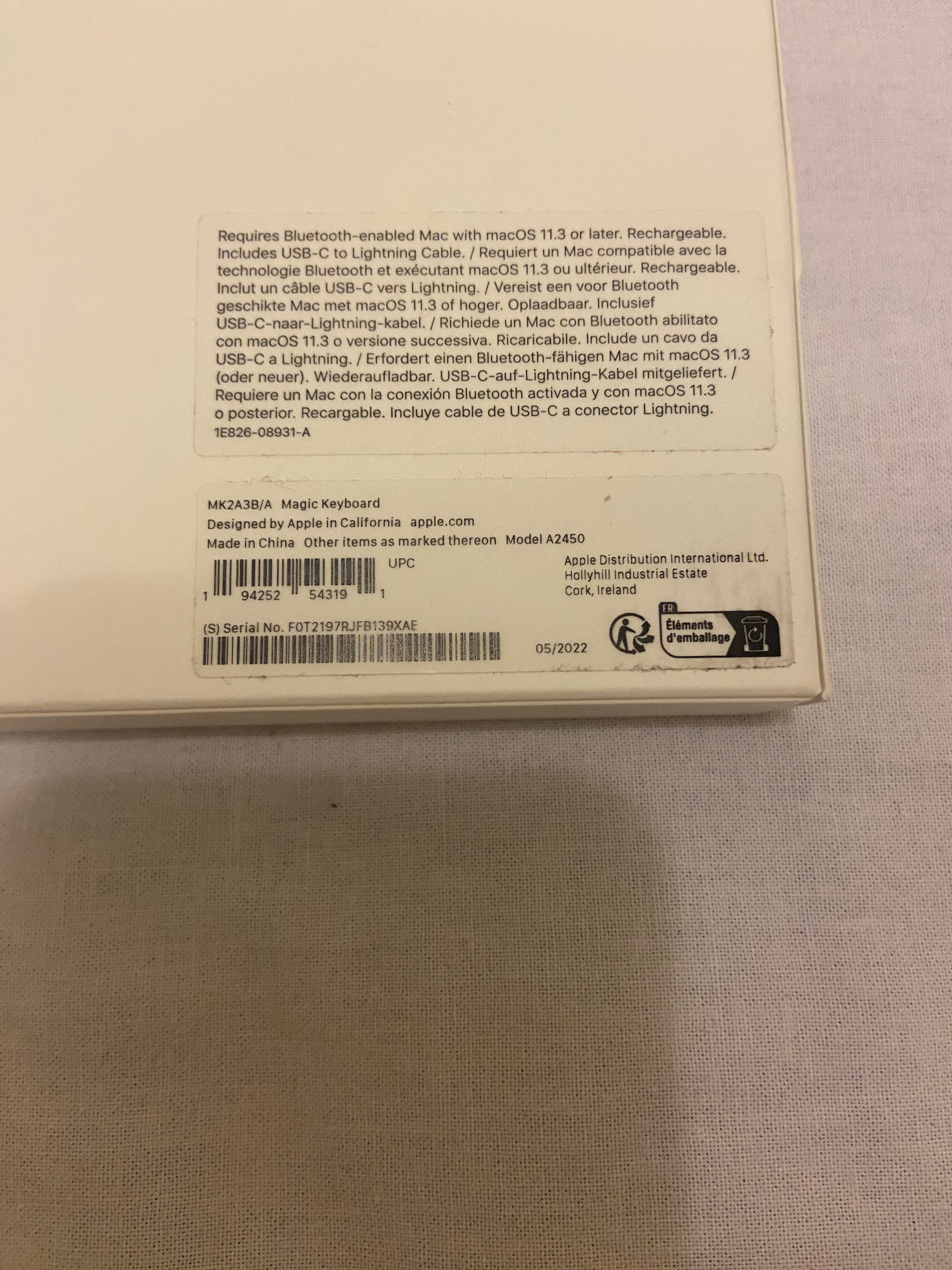 Клавіатура Apple Magic Keyboard MK2A3B/A