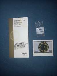 Diament naturalny 0,12ct CERTYFIKAT