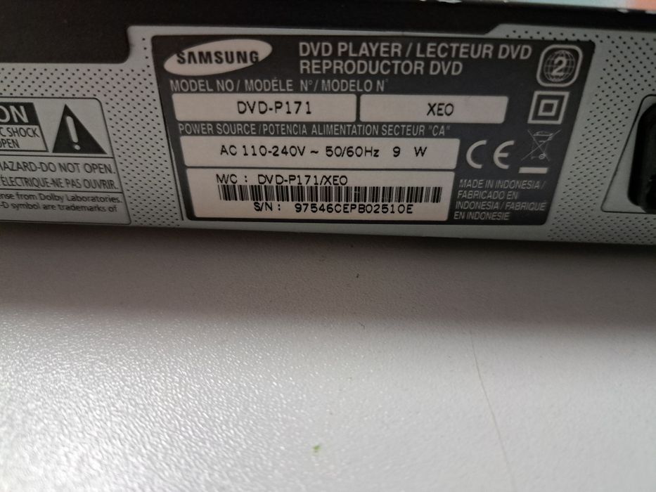 DVD Samsung DVD-P171 P171