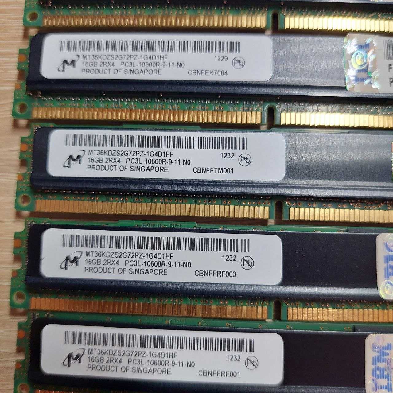 Память 16Gb DDR3 2Rx4 1333 ECC Reg Серверная