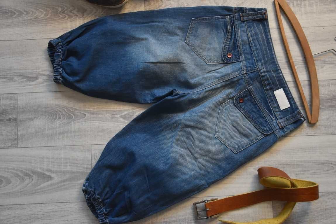 *Vila* spodenki jeansowe gumki nogawki joggery_29/32